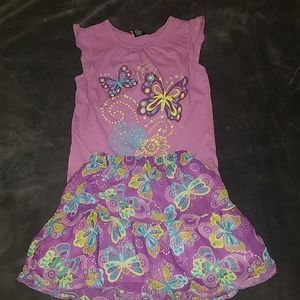 Butterfly purple outfit